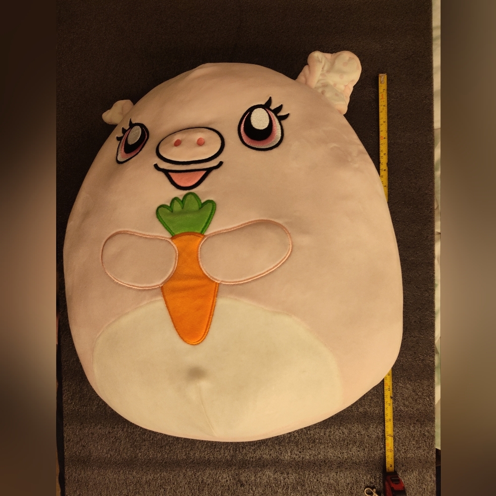Piggy with a Carrot XL 42" Chest Length SQUISH MELLO